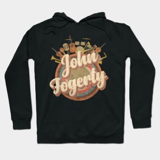 John Fogerty - Bad Moon Retro 70s Typo Hoodie